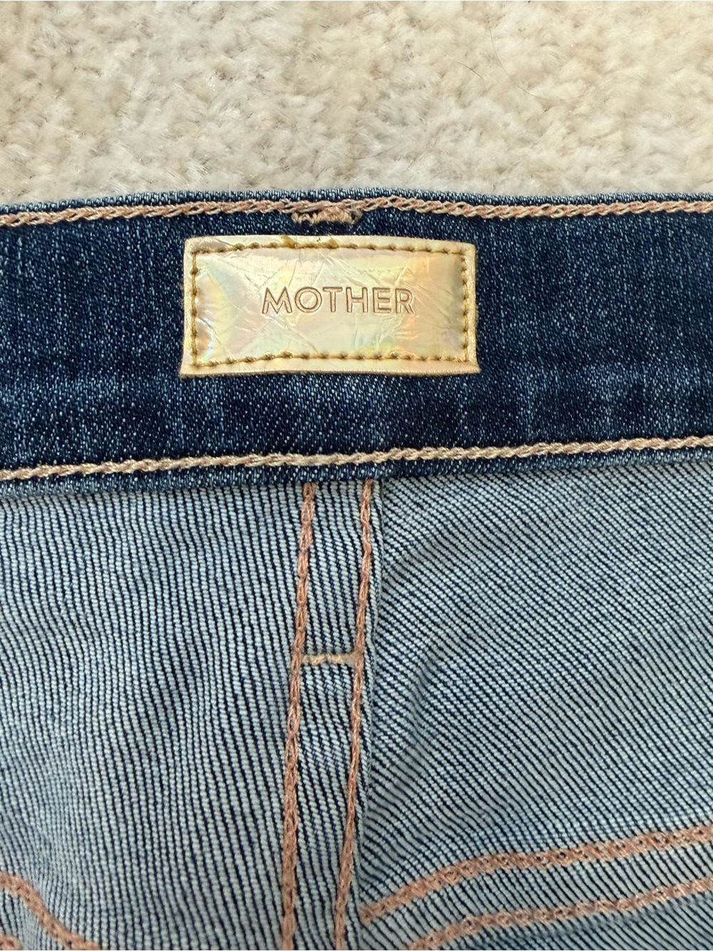 MOTHER The Insider Crop Fray Jeans in Girl Crush, 27 - Picture 2 of 9